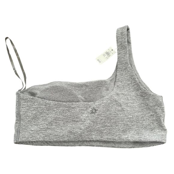 NWT Offline by Aerie Grey One Shoulder L Crop Top - Picture 3 of 7